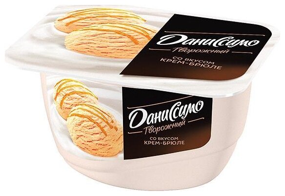 Творожный десерт Danone крем брюле 4.6%, 130 г