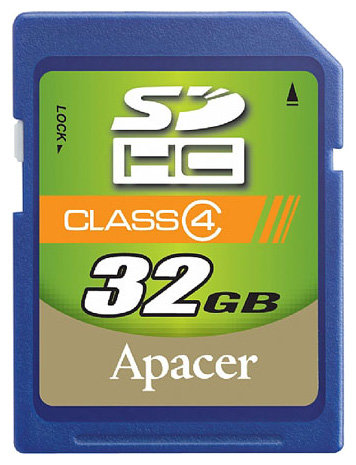 Память SD 32Gb Apacer SDHC Class4
