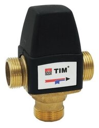 Трехходовой смесительный клапан термостатический Tim BL3110C02 муфтовый (НР), Ду 15 (1/2")