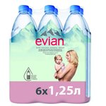 Детская вода Evian, c 0 месяцев (6 шт) - изображение