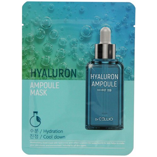 Ампульная тканевая маска для лица HYALURON Dr. CELLIO