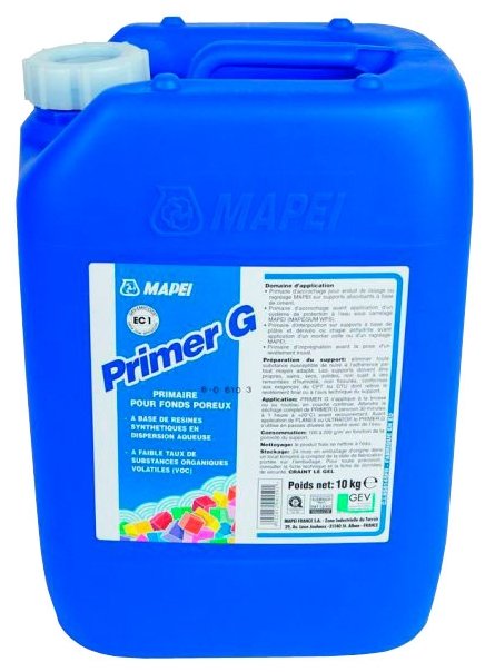 Mapei Primer G грунтовка-концентрат (голубой, 10 кг)