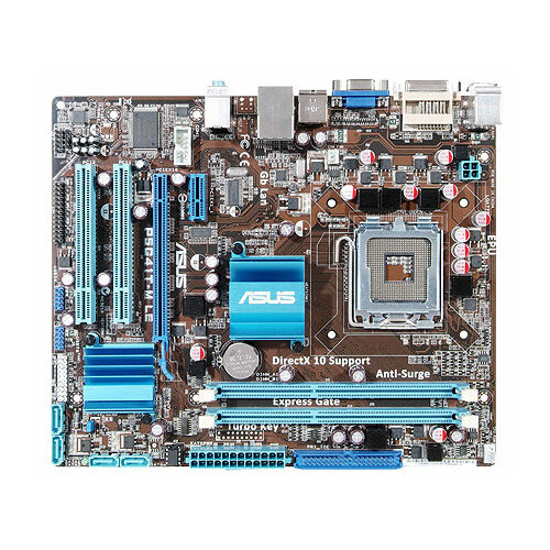 Материнская плата ASUS P5G41T-M LE LGA 775 PCI-E+SVGA DVI+GbLAN SATA MicroATX 2DDR3 Б/У