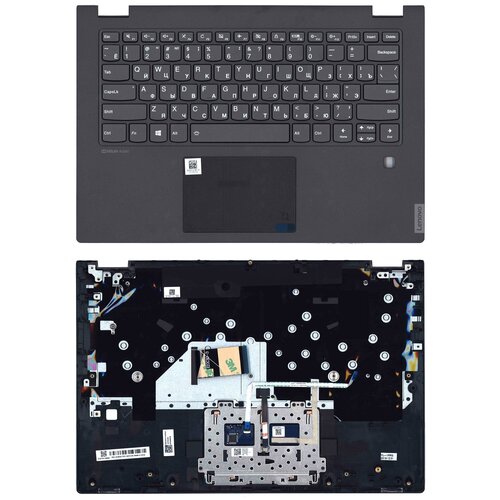 Клавиатура для ноутбука Lenovo Ideapad C340-14 топкейс черный