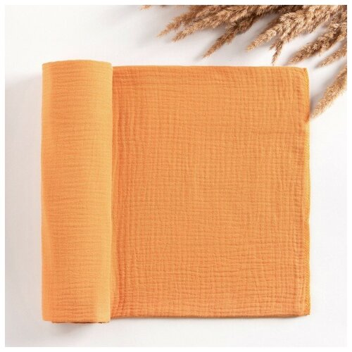 Пелёнка муслиновая Крошка Я Mustard 135х100см двухслойная 100 хлопок 821₽