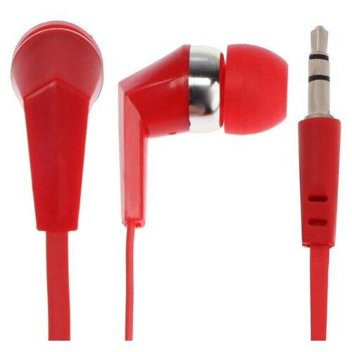Наушники Blast BAH-210 вакуумные 35 мм 12 м красный 36800₽