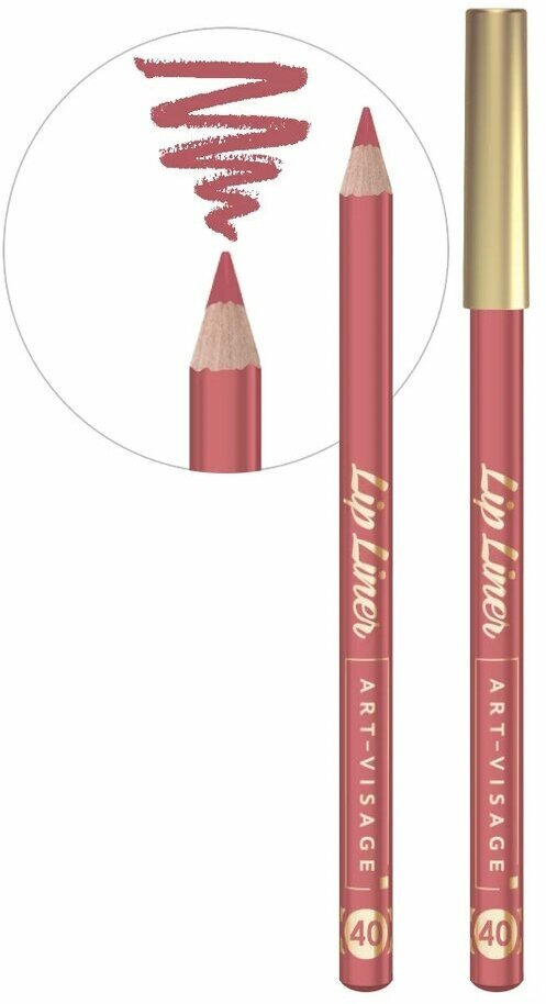 ART-VISAGE Карандаш для губ "LIP LINER" 40 розовый беж