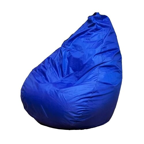 фото Пуффбери кресло-мешок груша оксфорд l синий оксфорд