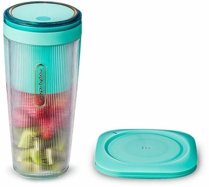 Кружка-блендер Portable Juice Cup Morphy Richards, 300 мл, бирюзовая