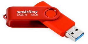 UFD 3.0/3.1 Smartbuy 032GB Twist Red (SB032GB3TWR)