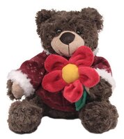 Мягкая игрушка Magic Bear Toys Мишка Ронни в кофте с цветком 23 см