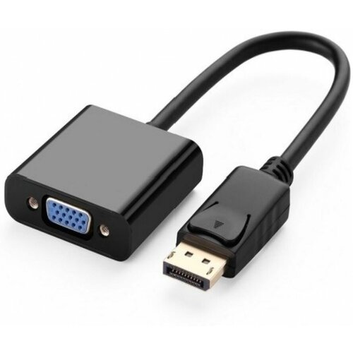 Переходник Acasis HD38 DisplayPort - VGA, 20cm, 1080p, черный