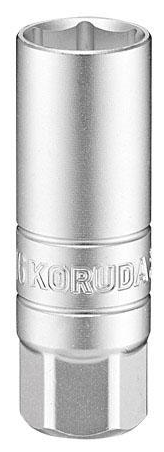 Головка свечная 3/8" 21мм KORUDA