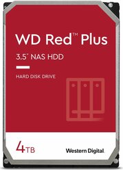 Жесткий диск 3.5" Western Digital WD Red Plus 4 ТБ, SATA III, 256 Mb, 5400 rpm (WD40EFPX)