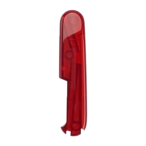 Задняя накладка для ножей VICTORINOX 91 мм, пластиковая, полупрозрачная красная