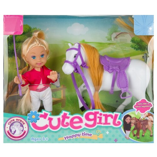 фото Кукла Игруша с лошадью 11 см