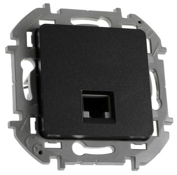 фото Информационная розетка INSPIRIA, RJ 45, категория 5e - UTP, Антрацит