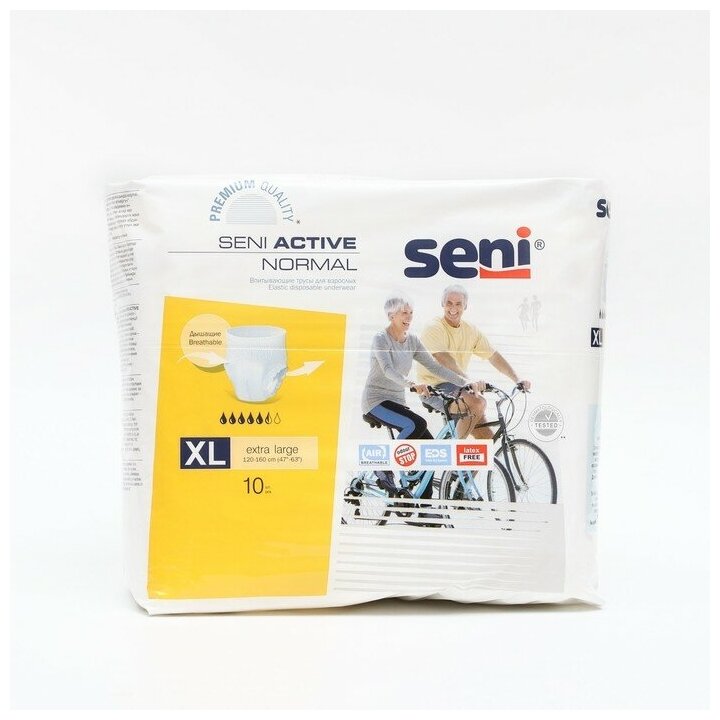 Seni Трусы впитывающие для взрослых Seni ACTIVE NORMAL extra largel, 10 шт