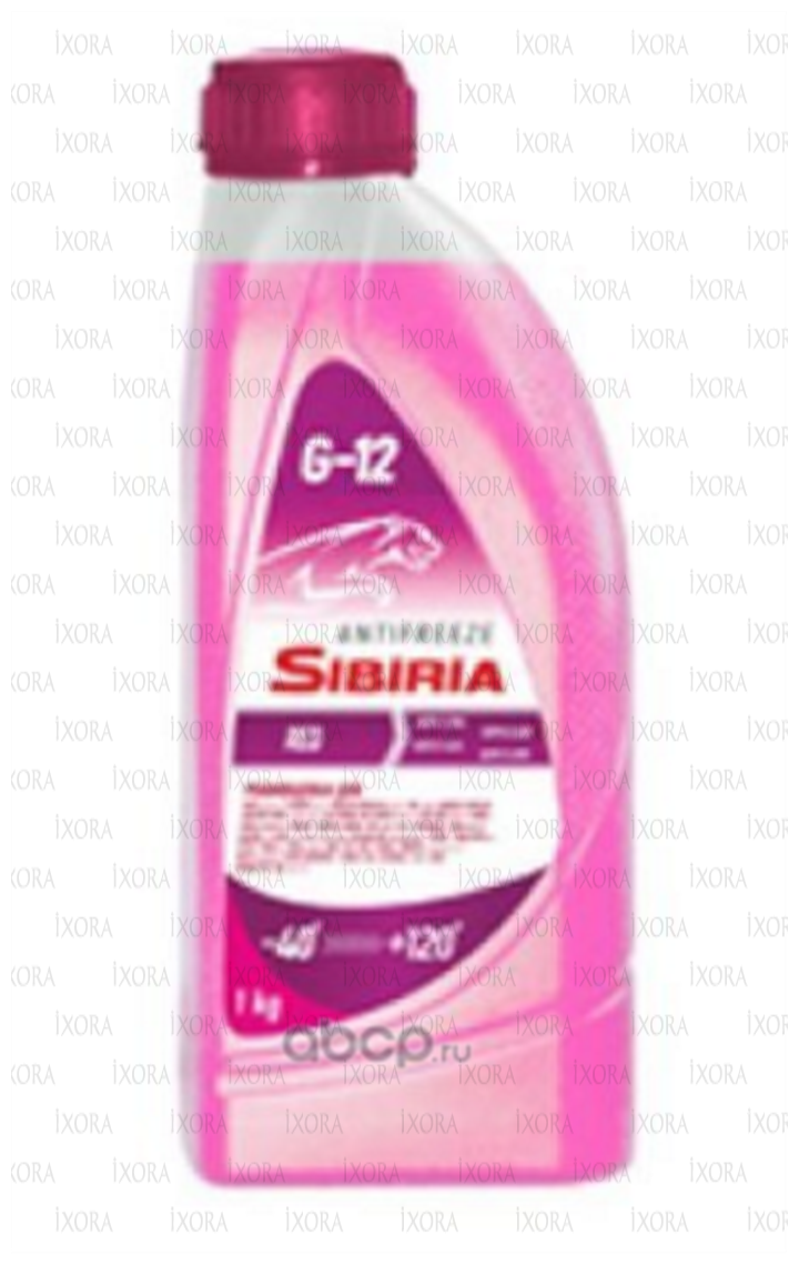 SIBIRIA антифриз SIBIRIA ANTIFREEZE G-12 РОЗОВЫЙ1КГ 800598