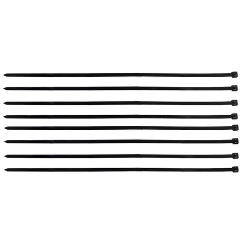 Хомут-стяжка HM 4,8х300мм атмосферостойкий, черный (40шт)