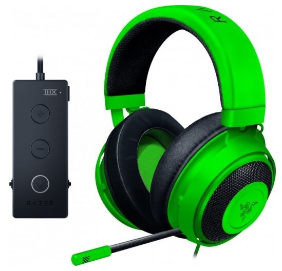 Гарнитура игровая RAZER Kraken Tournament, для компьютера, мониторные, черный [rz04-02051000-r3m1]