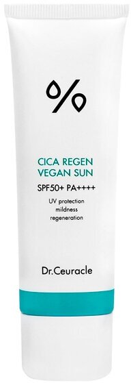 Dr.Ceuracle гель Cica Regen Vegan Sun Gel SPF 50, 50 г, 50 мл