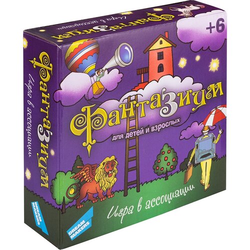 Игра детская настольная Фантазиум пазл ассоциации ищем слова на одну букву 60 больших элементов развивающая игра 1 шт