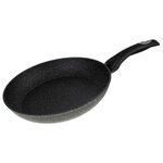 Сковорода PROFFI KITCHEN PKT0161, BLACK STONE из алюминия с антипригарным покрытием 26 см - изображение