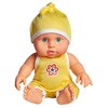 Пупс Cuddly baby в желтом комбинезоне, 23.5 см, XM634/4 - изображение