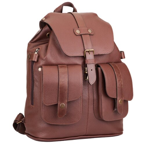 фото Кожаный рюкзак ручной работы "эверест" . кожинка. мастерская сумок кожинка