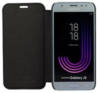 Чехол G-Case Slim Premium для Samsung Galaxy J3 (2017) (книжка) черный