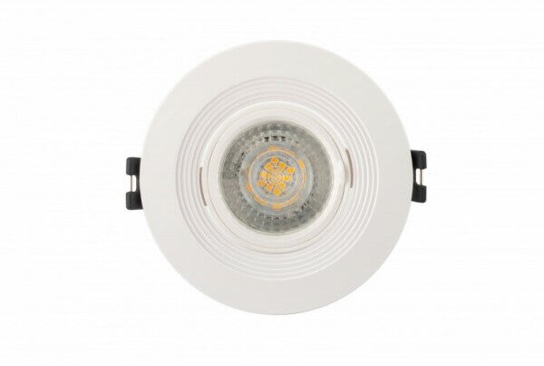 Denkirs (Денкирс) DK3029-WH Встраиваемый светильник, IP 20, 10 Вт, GU5.3, LED, белый, пластик