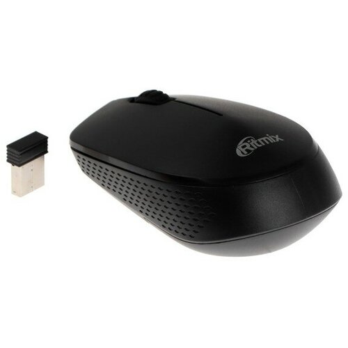 Мышь Ritmix RMW-502 беспроводная оптическая 1200 dpi 2xAAAне в компл USB чёрная 68900₽