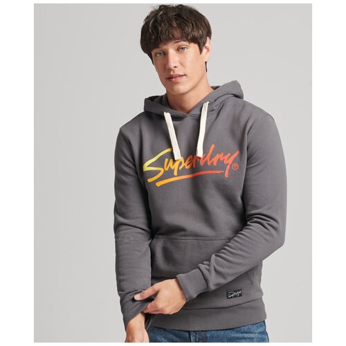 Худи, SuperDry, артикул: M2011960A, Цвет 00Q Charcoal, Размер L