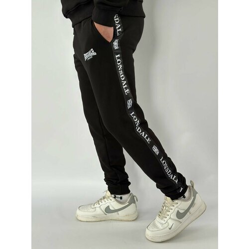 фото Брюки lonsdale, размер 46, черный