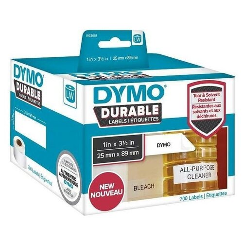 Картридж оригинальный Dymo LW 1933081, этикетка 25х89мм, комплект 700шт.