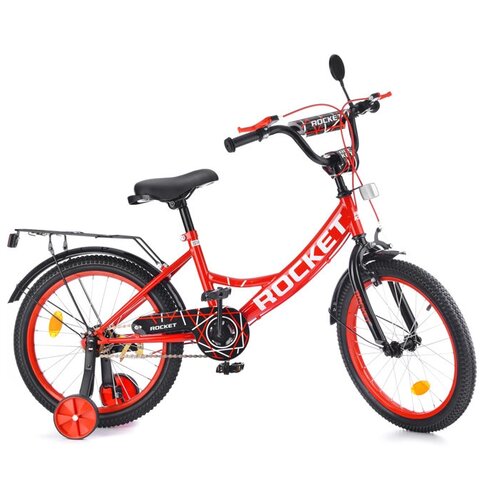 Велосипед детский 2-х колесный 18 ROCKET цвет красный модель 2023 года 647700₽