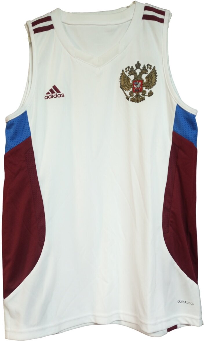 Майка Adidas U38285 белая сборная России 