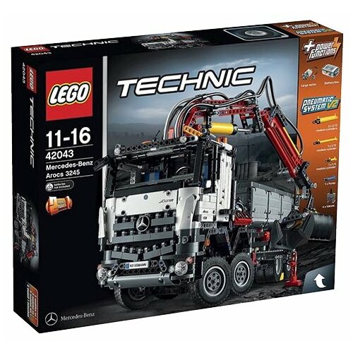 Конструктор LEGO Technic 42043 Мерседес-Бенц Арокс 3245, 2793 дет. конструктор техник mercedes amg мерседес 2898 деталей f10001