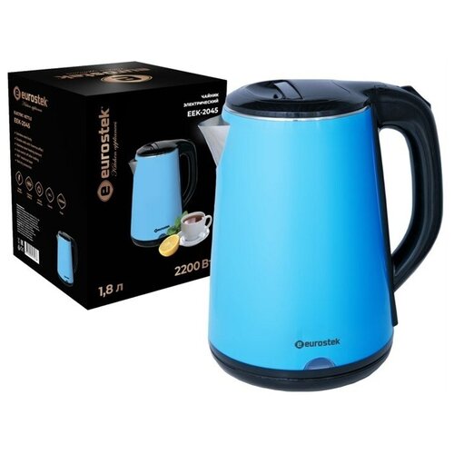 Чайник Eurostek EEK-2045 голубой двойной корпус 2200Вт обьем 18л 119000₽