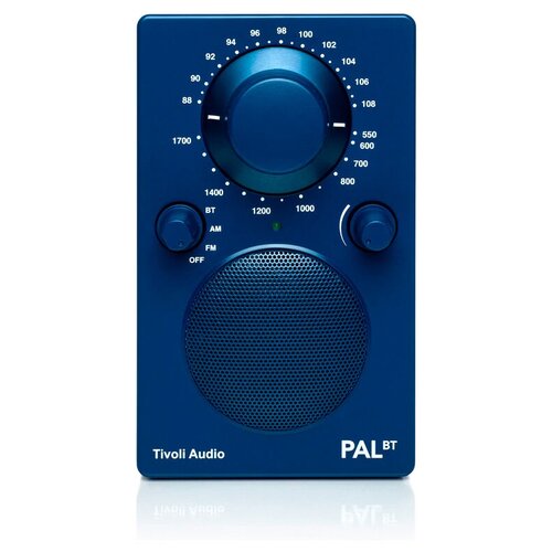 Радиоприемник Tivoli PAL BT синий радиоприемник с bluetooth tivoli audio model three bt cherry taupe