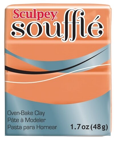 Полимерная глина Sculpey Souffle 6033 (тыква), 48г