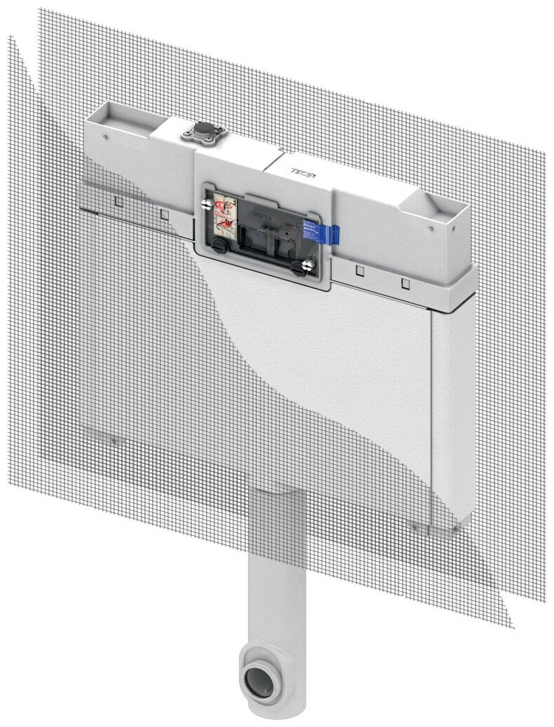 Смывной бачок скрытого монтажа Tece TECEprofil 9370007/9370500