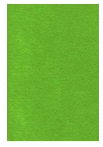 Лист фетра, цвет салатовый, 20 х 30 см х 1мм, 120 гр/м2, 1 шт