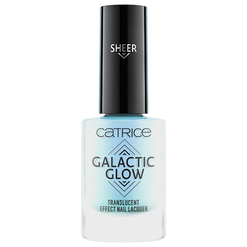 Catrice - лак для ногтей galactic glow translucent effect nail lacquer (05 watch out! universe blaze)