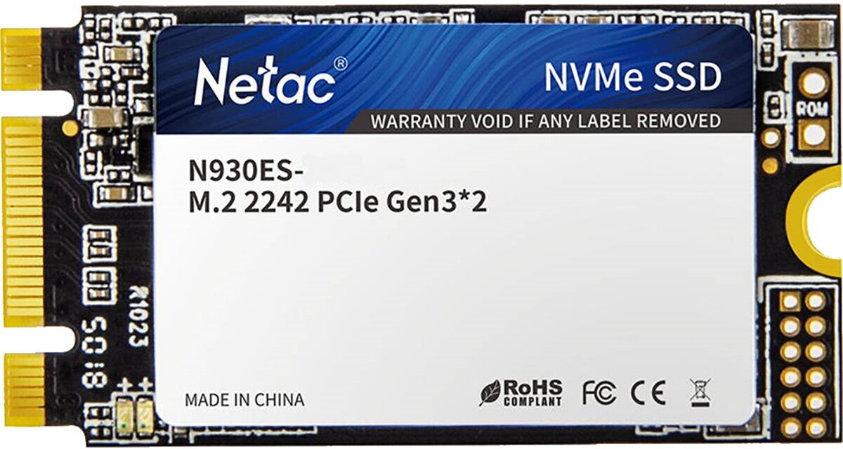 Твердотельный накопитель Netac 256 ГБ M2 NT01N930ES-256G-E2X