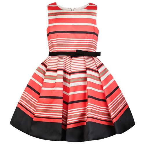 Платье ColoriChiari размер 128, красный/полоска