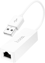 Адаптер HOCO UA22 USB на ETHERNET RJ45 (100 Mbps), белый