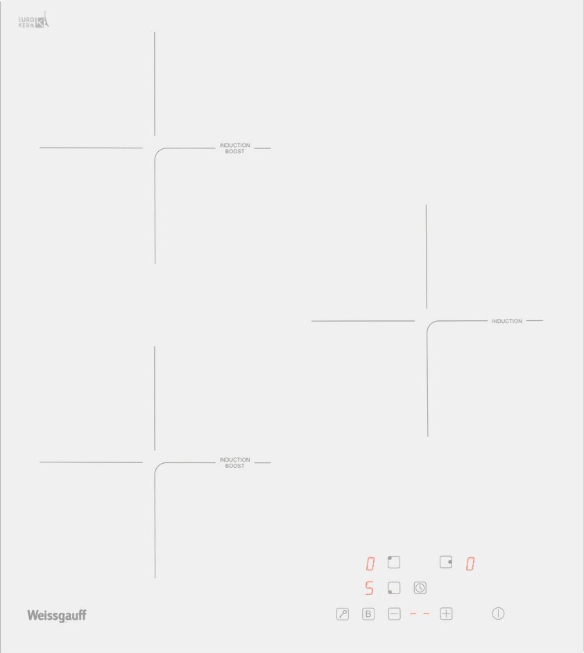 Индукционная варочная панель Weissgauff HI 430 W, белый
