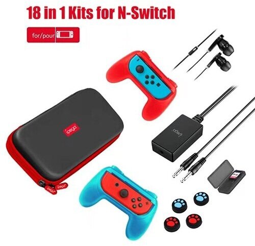 IPEGA Набор аксессуаров Super Kit 18-in-1 для консоли Nintendo Switch (PG-9182)